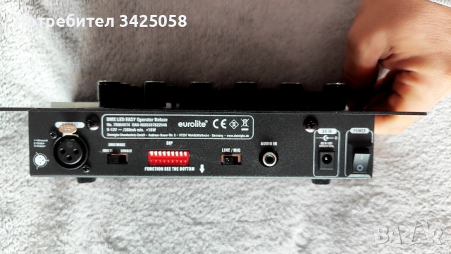 Контролер осветление Eurolite DMX LED EASY Operator Deluxe, снимка 3 - Лед осветление - 53731891