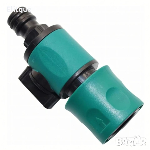 Бърз конектор за градински маркуч с нипел за вентил, снимка 11 - Градински мебели, декорация  - 53371433