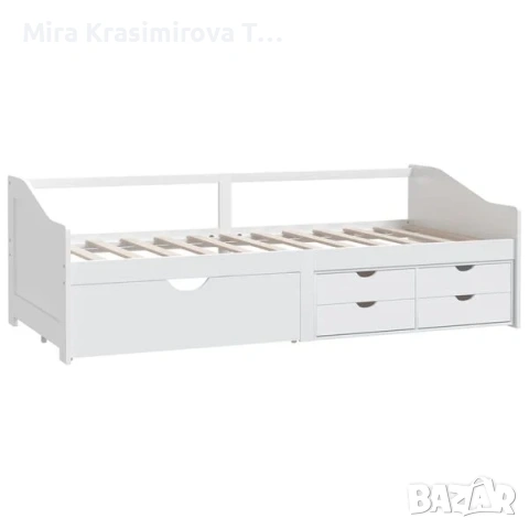 Бяло легло - кушетка, снимка 4 - Спални и легла - 53820794