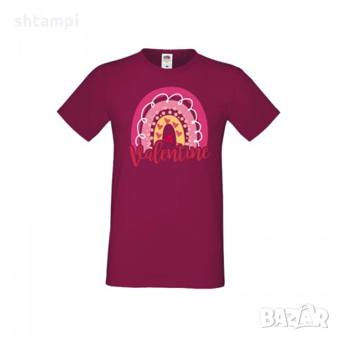 Мъжка тениска Свети Валентин Valentine Rainbow, снимка 5 - Тениски - 35712414
