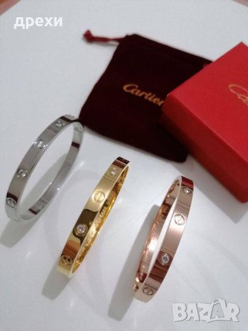 Cartier гривна в кутия, снимка 2 - Гривни - 36441790