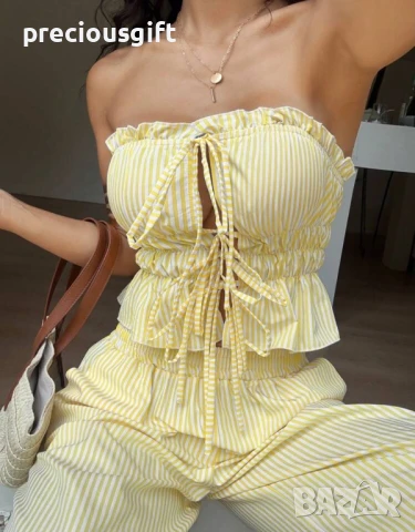 Дамски комплект от две части, различни цветове