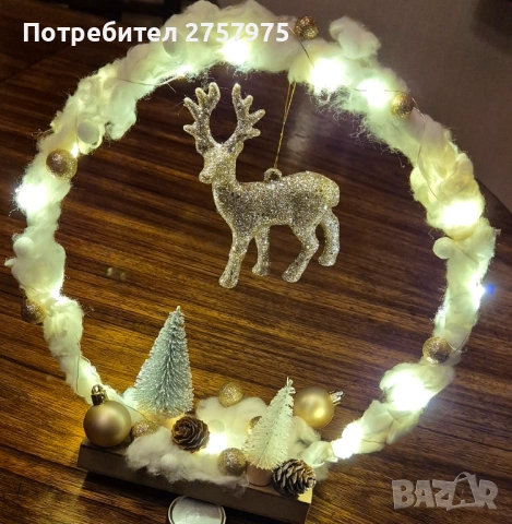 Коледни декорации ,за вашия уютен дом ! Всяка една декорация може да бъде изработена в различен цв, снимка 9 - Декорация за дома - 52691631