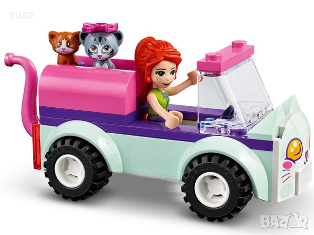 НОВИ LEGO® Friends 41439 Кола за котки, снимка 5 - Конструктори - 40663382