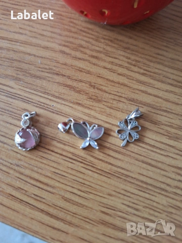 Висулки сребро, снимка 2 - Колиета, медальони, синджири - 53589103