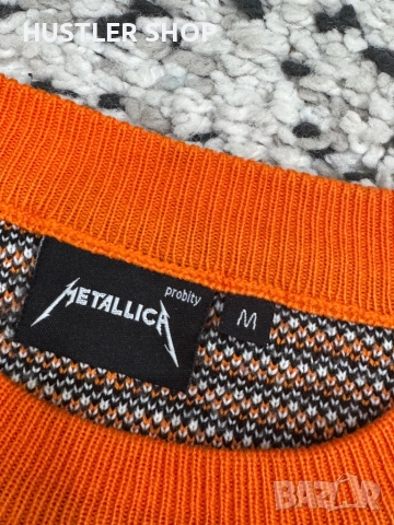 Мъжки пуловер METALLICA. Размер М, снимка 3 - Пуловери - 52674494