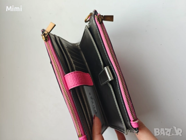 Оригинално розово голямо портмоне Guess, снимка 10 - Портфейли, портмонета - 53060196