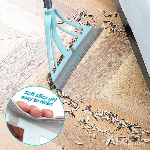 3855 Силиконова метла за сухо и мокро почистване, снимка 3 - Други стоки за дома - 44237949