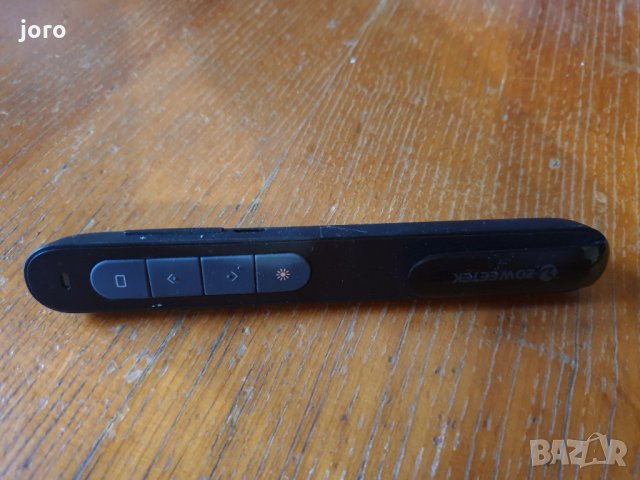 Zoweetek акумулаторен PowerPoint кликер с червен лазерен показалец, снимка 3 - Друга електроника - 35932013