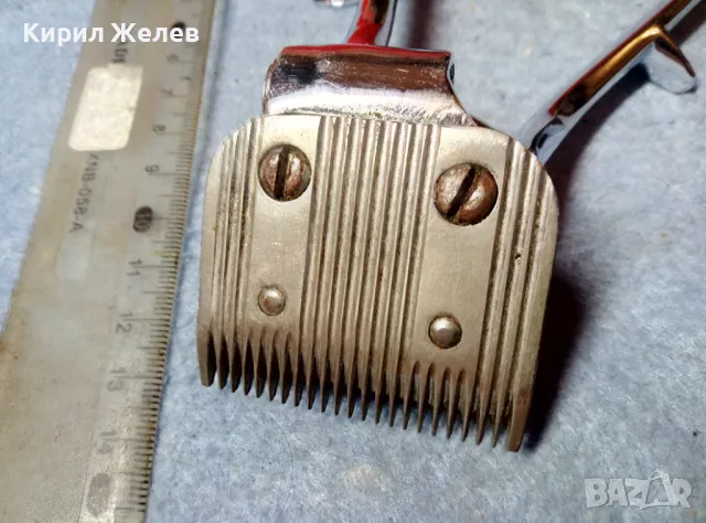 MADE in CHINA Стара МАШИНКА За ПОДСТРИГВАНЕ КЛАСИЧЕСКИ РЕТРО МОДЕЛ За КОЛЕКЦИЯ 48325, снимка 3 - Антикварни и старинни предмети - 47597919