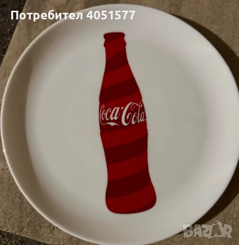 Чинии Coca-cola 4 бр.=10 лв., снимка 4 - Чинии - 52457073