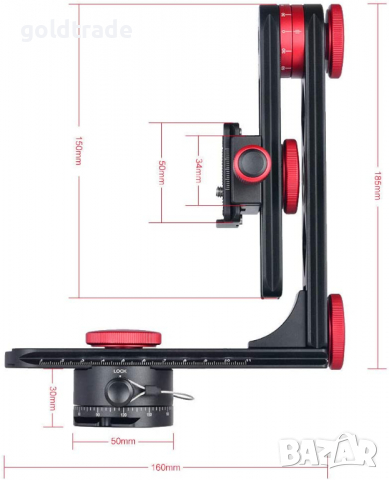 360 VR Панорамна глава Virtual Reality Tour, снимка 4 - Чанти, стативи, аксесоари - 36225620