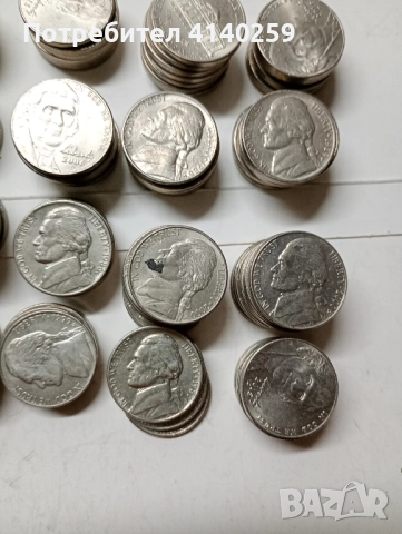 САЩ МОНЕТИ 5 ЦЕНТА , снимка 2 - Нумизматика и бонистика - 52409758