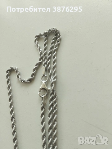 сребърна верижка , снимка 2 - Бижутерийни комплекти - 53756127