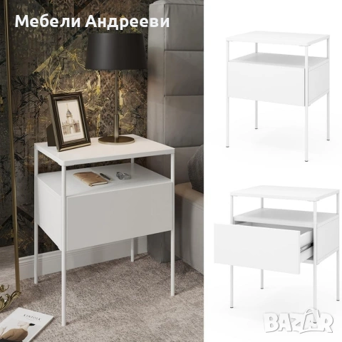 Комплект две нощни шкафчета Vicco 5955, снимка 3 - Шкафове - 53761873