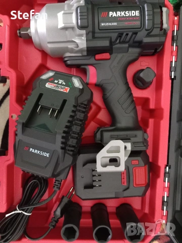 Мощен Акумулаторен Гайковерт PARKSIDE, снимка 4 - Винтоверти - 53643342