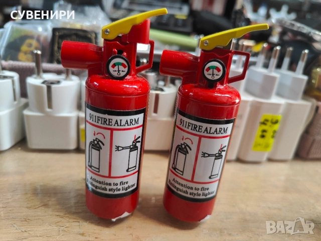 Запалка под формата на пожарогасител