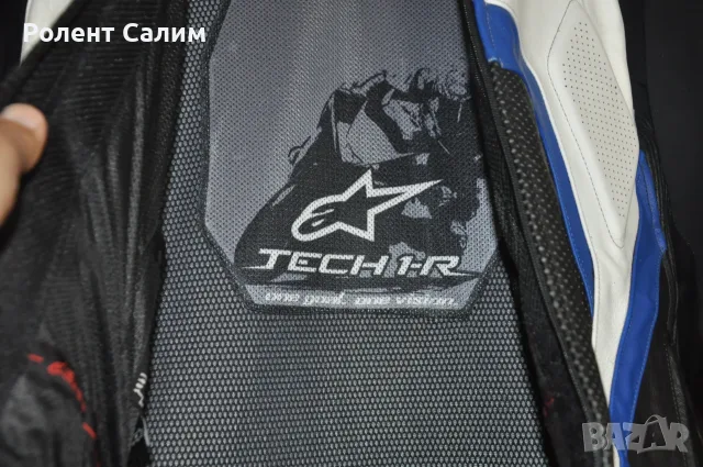 Кожен мото екип от две части Alpinestars Tech 1-R (Размер EUR 54 / L-XL), снимка 7 - Аксесоари и консумативи - 56016378