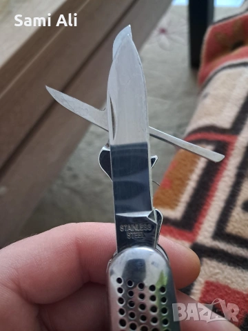 Продавам 2 броя мултифункционални джобни ножчета в добро състояние., снимка 5 - Нумизматика и бонистика - 53817626
