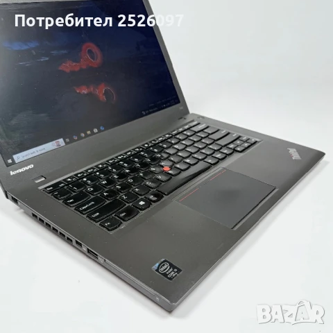 Lenovo ThinkPad T440/i5-4300U/4GB RAM/128GB SSD/2 Батерии, снимка 4 - Лаптопи за работа - 51149636