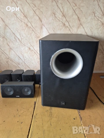 Активен субуфер Canton AS10 + 4бр.съраунд колонки + 1бр. център, снимка 5 - Тонколони - 50839210