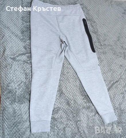 Оригинален NIKE Tech Fleece "Heather Grey" track pants S размер, снимка 4 - Спортни дрехи, екипи - 52713799
