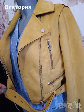 велурено яке zara +риза, снимка 4 - Якета - 52901861