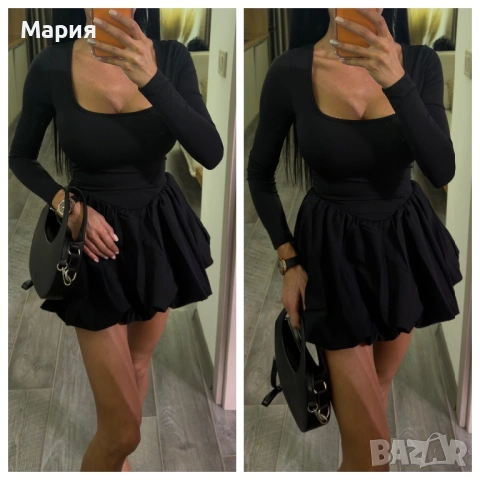 Рокля балон с къси панталонки ХС/С размер