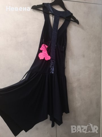 Рокля Туника Нова Тъмно синя, размер S-M Next, снимка 4 - Рокли - 40654292