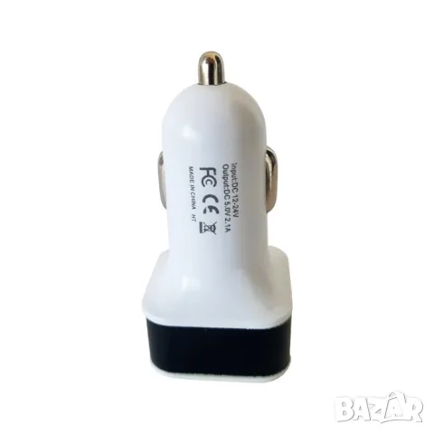 USB зарядно за кола с два порта, снимка 4 - Аксесоари и консумативи - 55863772