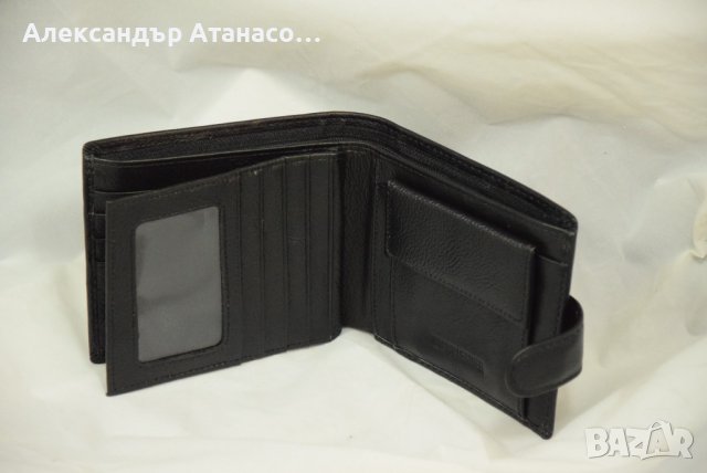 Мъжко портмоне от естествена кожа с цветно термо трансферно фолио, снимка 5 - Портфейли, портмонета - 39343062