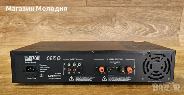 Крайно стъпало QTX Sound SPL 700EQ (2x350W) с вграден 3 канален еквалайзер – Отлично състояние!, снимка 11 - Ресийвъри, усилватели, смесителни пултове - 56160077