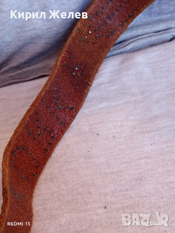 Марков кожен колан Арт с капси и кристали NEW YORK 26519, снимка 8 - Колани - 51869461