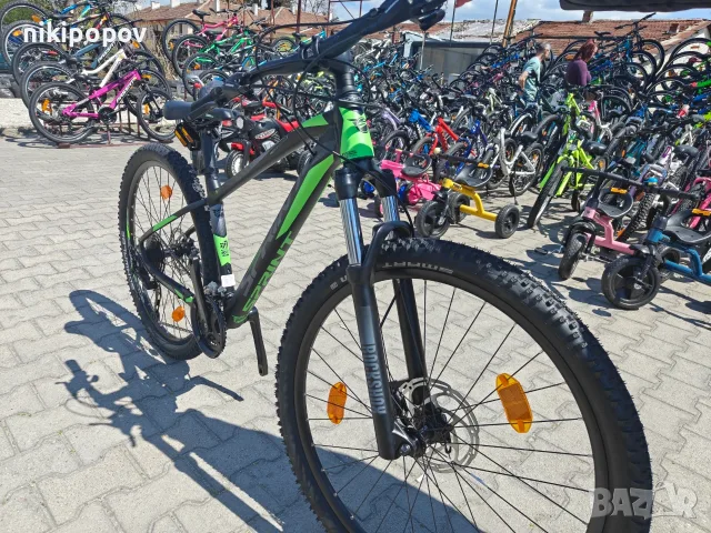 Промо велосипед 27.5" Sprint APOLON черен/зелен, снимка 5 - Велосипеди - 56070691