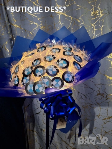 Светещ букет "BMW", снимка 4 - Подаръци за жени - 53189779