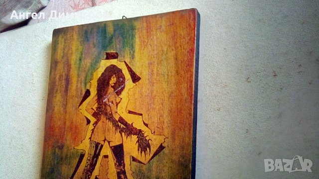 Картина смесена техника Голо женско тяло , снимка 4 - Гоблени - 38999959