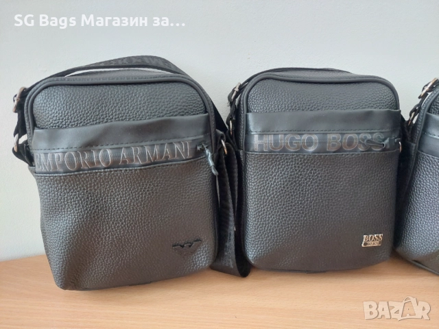 Мъжка чанта Calvin klein,Hugo boss,Armani мъжка чанта код 101, снимка 3 - Чанти - 45023290