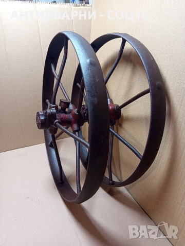 Комплект Стари Немски Метални Колела Общо Тегло 13кг. , снимка 8 - Антикварни и старинни предмети - 52930951