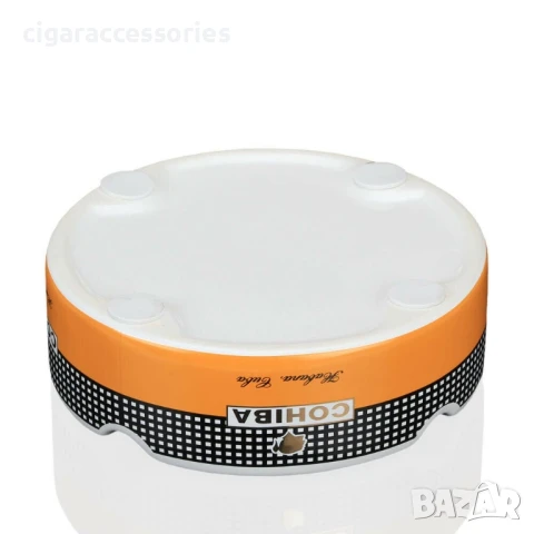 Керамичен пепелник Cohiba – 4 отделения за пури, снимка 2 - Табакери - 50898735