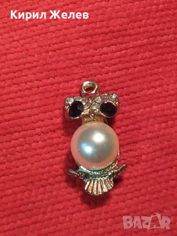 СРЕБРИСТА ПЕРЛЕНА ВИСУЛКА БУХАЛЧЕ ВИНТИДЖ АРТ МЕДАЛЬОН 10384, снимка 6 - Колиета, медальони, синджири - 33737049