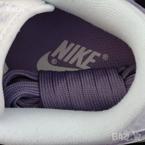 Nike Dunk Purple Aura Lavender White Нови Оригинални Дамски Обувки Маратонки Размер 37 37.5 Номер , снимка 8 - Маратонки - 41087949