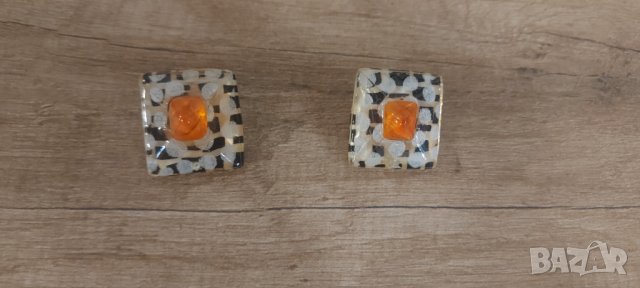 Качествени Кристални обеци с клипси внос от Англия, снимка 5 - Обеци - 38757508