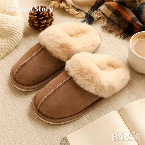 Оригинални Пухкави зимни пантофи SWISS LYX с мемори пяна и гел против умора и мекота !, снимка 6 - Пантофи - 51776520