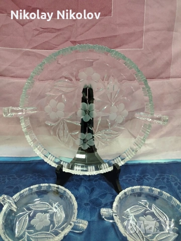 НОВ кристален к-т, снимка 5 - Сервизи - 53612146