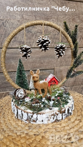 Коледна приказка върху дърво, снимка 2 - Декорация за дома - 51947360