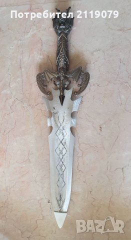 Сувенирен стоманен меч, снимка 3 - Колекции - 41292618