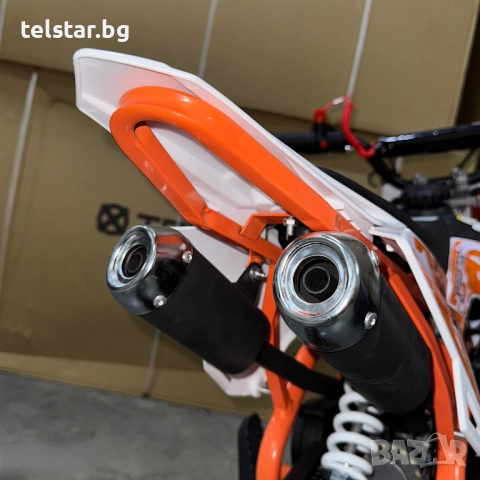 Детски кросов мотор 49 кубика Нов модел / KAPLAN MAX 49CC с добавена функция "Лесен старт", снимка 5 - Мотоциклети и мототехника - 52424822