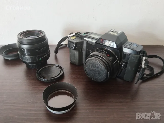 Камера OLYMPUS OM-707 Japan, снимка 6 - Фотоапарати - 55844389