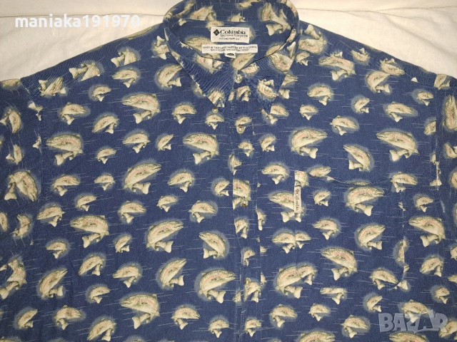 Columbia  (L) и (3XL) мъжки ризи с къс ръкав, снимка 7 - Ризи - 36486416