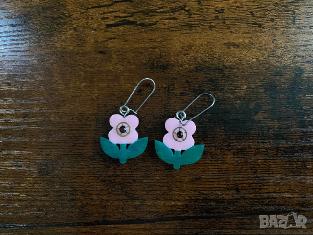 Ръчно изработени обеци, снимка 3 - Обеци - 50770097